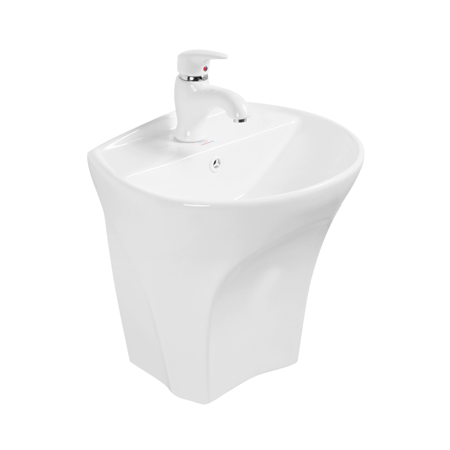 premium quality porcelain toddler wall-hung basin WB-3006, produced by   Waxiang children sanitary ware